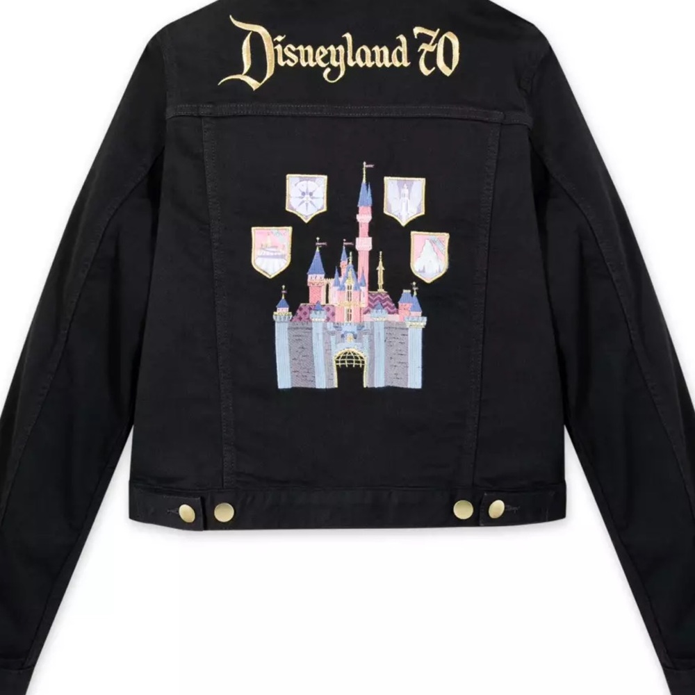 Disneyland 70 Black Jacket with Colorful Castle